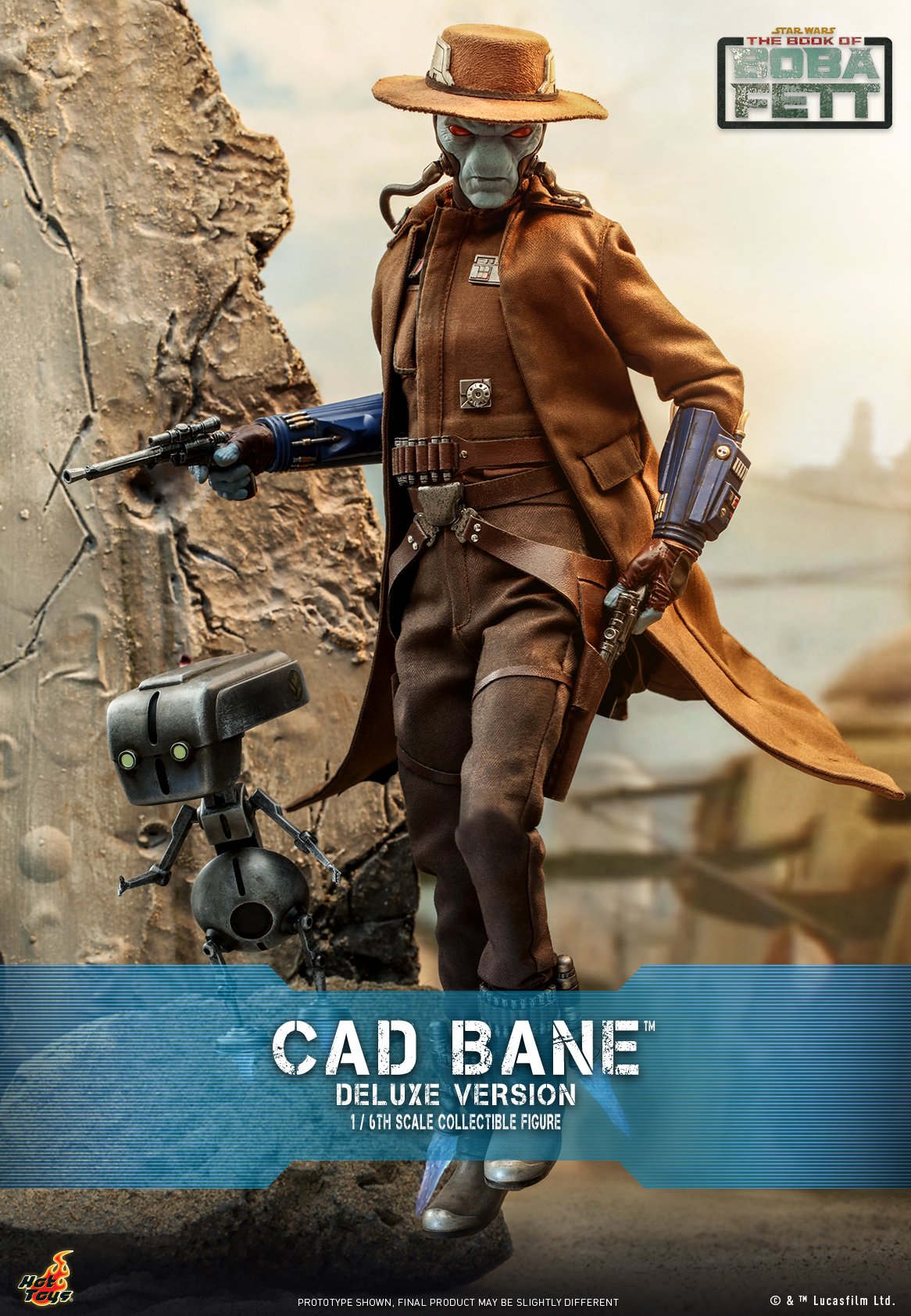 Pre-Order Hot Toys Star Wars Book of Boba Fett Cad Bane Deluxe Sixth Scale Figure
